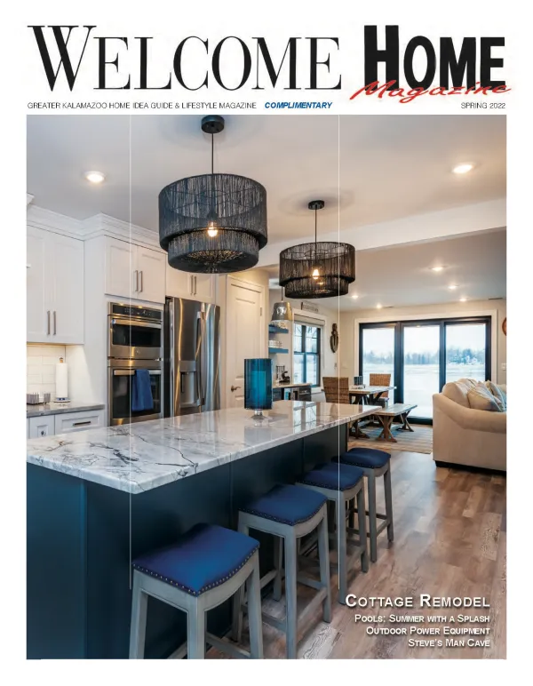 The cover of Welcome Home Magazine, Spring 2022