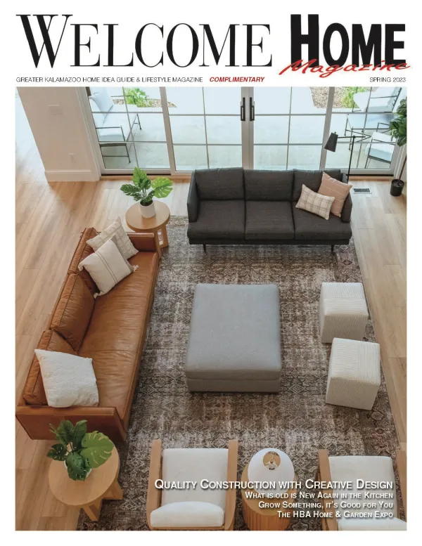 The cover of Welcome Home Magazine, Spring 2023