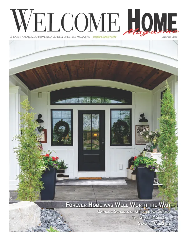 The cover of Welcome Home Magazine, Summer 2025