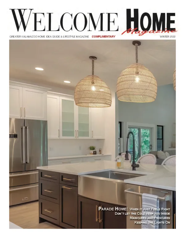The cover of Welcome Home Magazine, Winter 2022