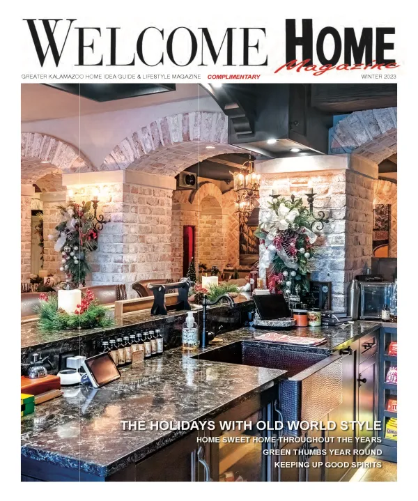 The cover of Welcome Home Magazine, Winter 2023