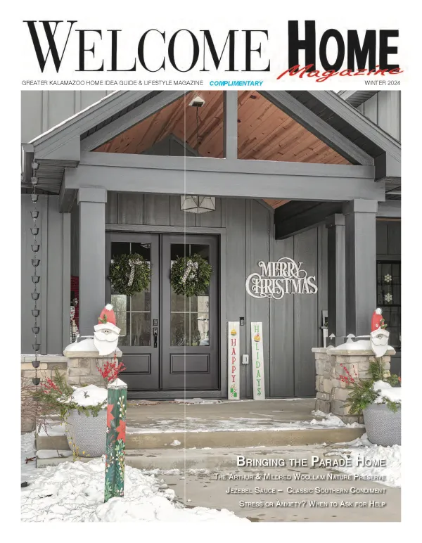The cover of Welcome Home Magazine, Winter 2024